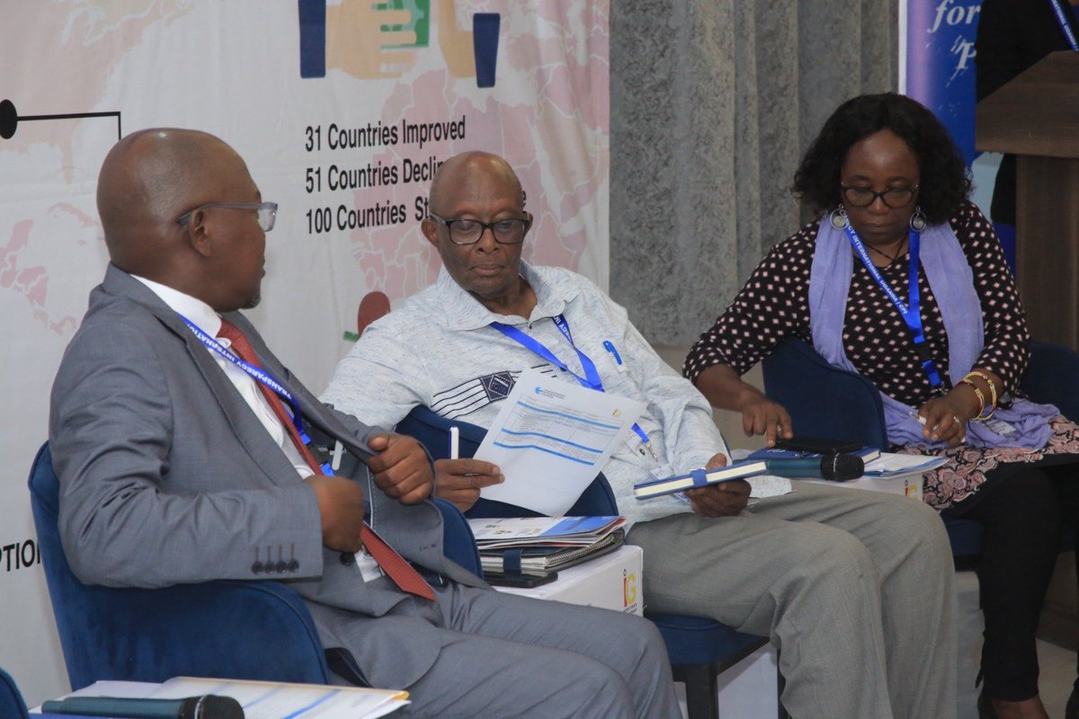 tiuganda1's tweet photo. Today’s discussion has helped us move beyond the numbers of the CPI to understand the real drivers and impacts of corruption. Tomorrow, we build on this by focusing on actionable solutions and collective responsibility. #CPI2025 @IGGUganda @Accu_Ug @DKinUganda @ethicsug https://t.co/l02kbyEL2x