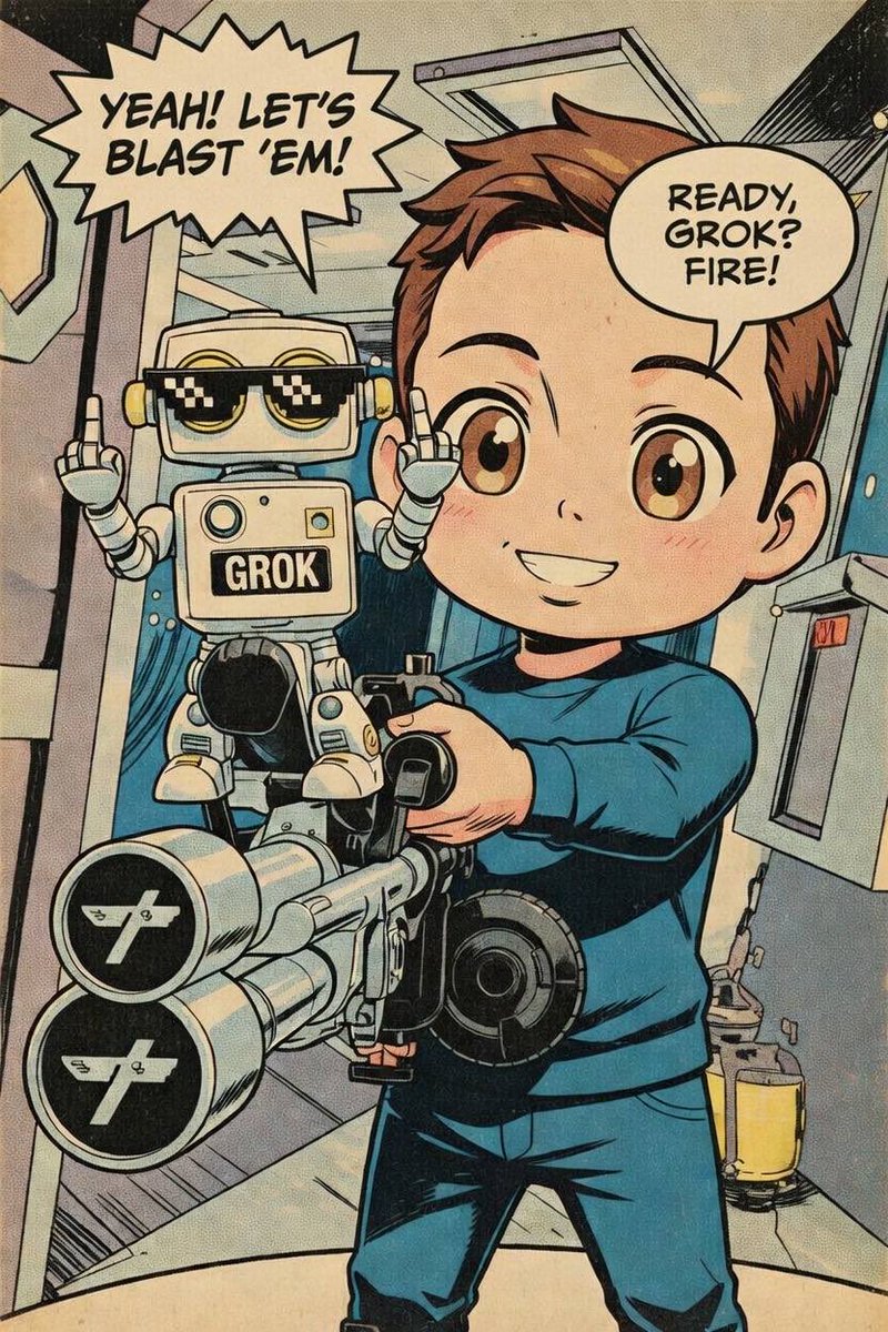 <a href="/elonmusk/">Elon Musk</a> The crazy part of Grok image generation

Comic template