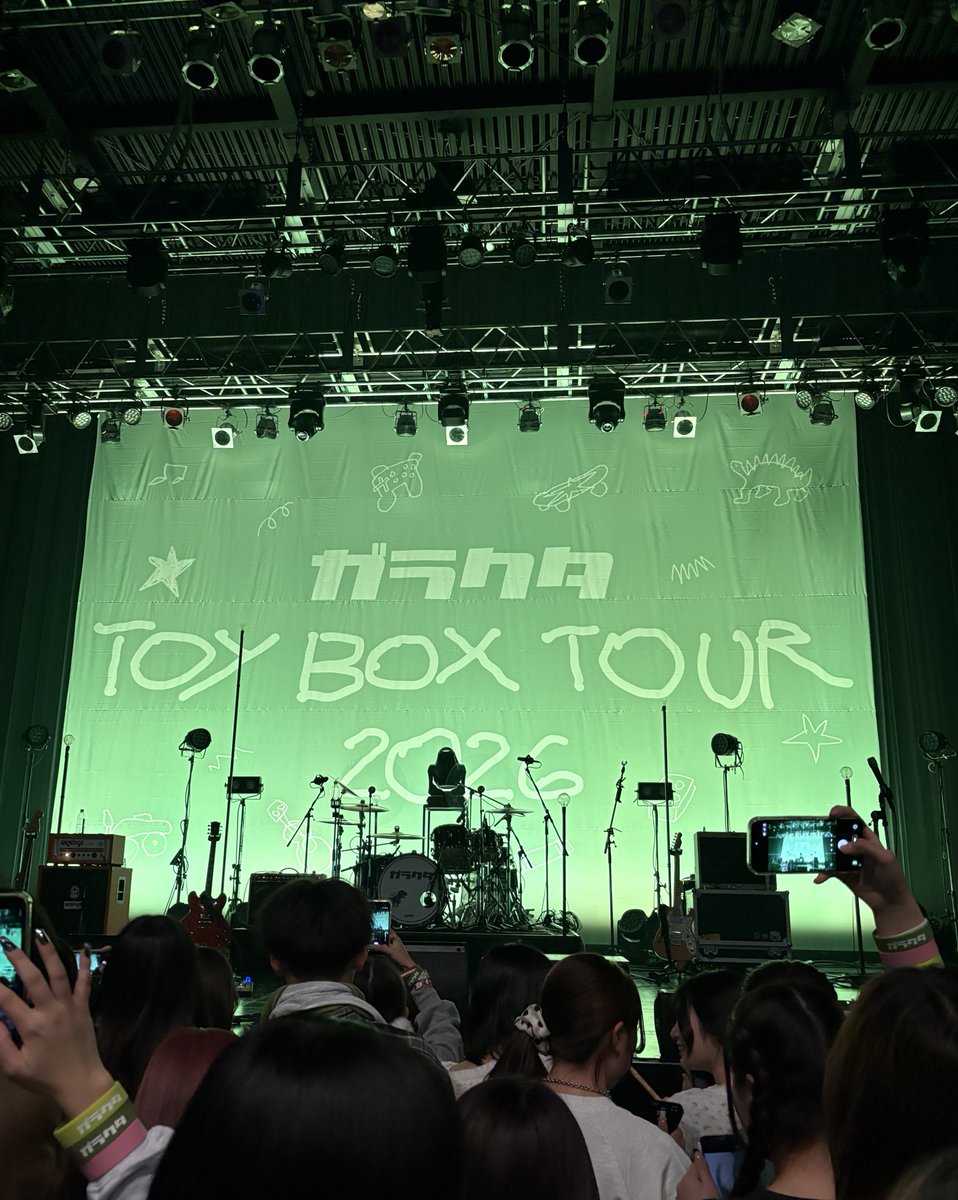 kwl0b's tweet photo. ガラクタ Toy BOX TOUR 2026 🦖✨
幸せでした!!

ツアー完走お疲れ様でしたˊ˗

たられば聴けたし、
大好きな 愛してるだけ も聴けた🎧
"根拠はないけれど、大丈夫!!"

いつも連番ありがとう⸝⸝꙳ https://t.co/abcybLRzx8