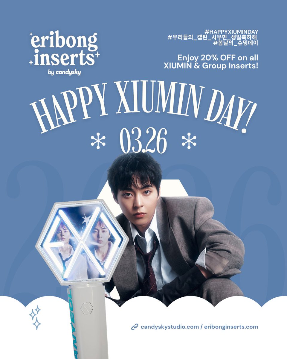 ❄️🩵Happiest birthday, dear Minseok!🐱🎂

#HAPPYXIUMINDAY
#우리들의_캡틴_시우민_생일축하해
#봄날의_슈밍데이 
#시우민 #김민석 #XIUMIN #シウミン