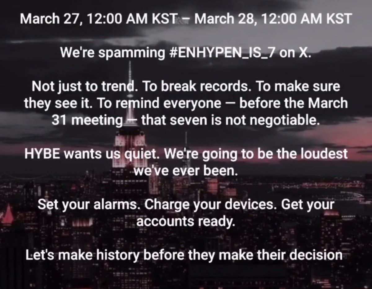ayca¹⁰⁰⁹ ENHYPEN IS 7! tweet media