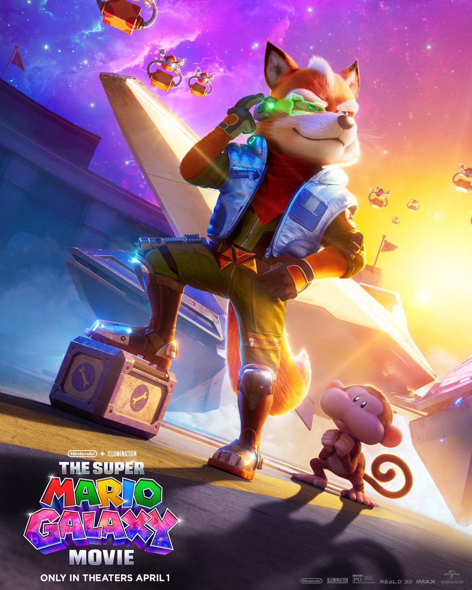 _Linkats_'s tweet photo. Inclure Fox dans le prochain film Super Mario Galaxy pour par la suite annoncer un prochain jeu Star Fox ? SVP @NintendoFrance dites moi que c’est ça 🙏 https://t.co/cog41sp7Sm