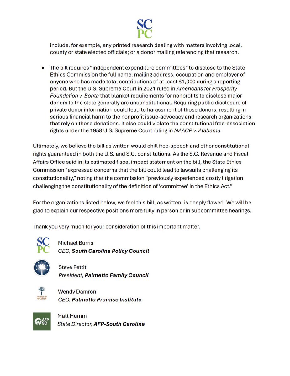 South Carolina Policy Council tweet media