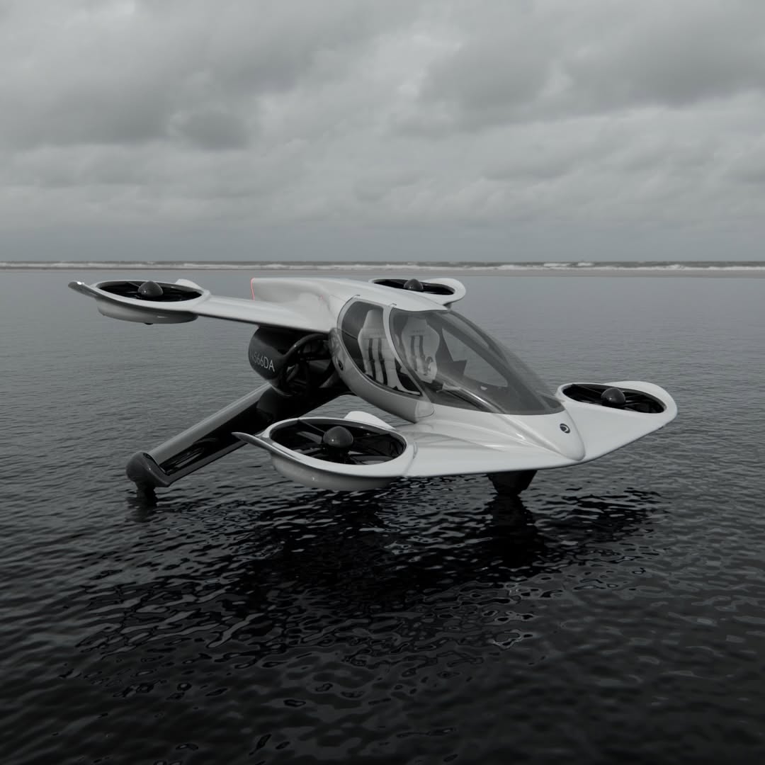 RubensteinPR's tweet photo. RPR client @Doroniaero is launching the future of personal mobility at their Soul of the Sky event at Doroni HQ, unveiling the H1-X ‘Flying Car’, a pioneering eVTOL with tandem wings, electric ducted fans, and SOUL AI Digital Copilot™ for intuitive flight.

📸: Doroni Aerospace https://t.co/Xh8lOnC6ea