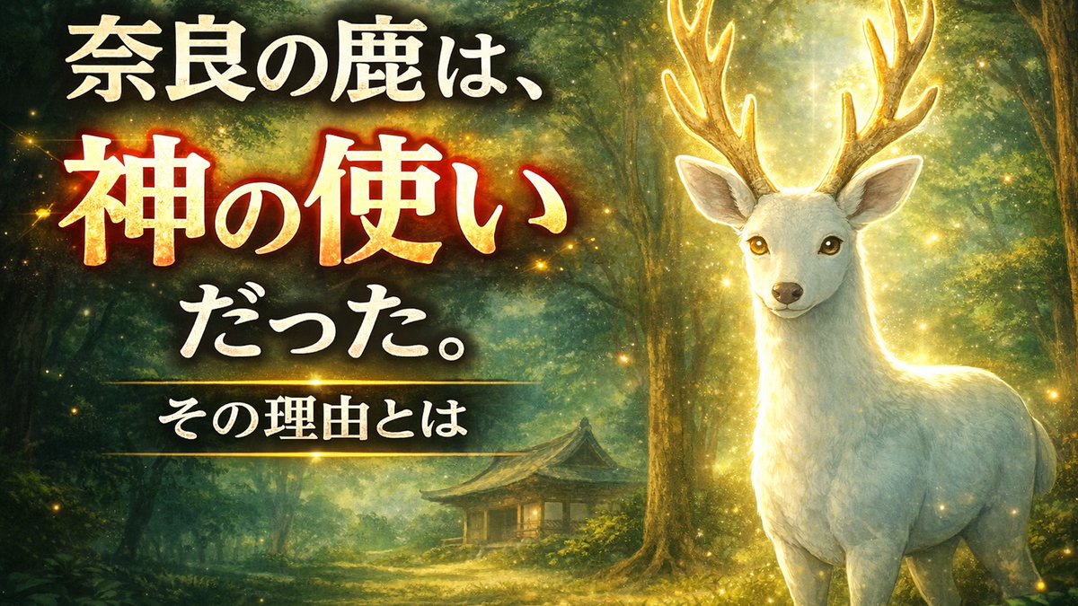 teamasc20's tweet photo. 【追加のお知らせ】
朗読動画「神の声をはこぶもの」の
サムネイルを変更させていただきました。

主に鹿に暴力をふるってるからに見てもらえれば幸いです。

#奈良
#鹿
#朗読 https://t.co/VTyc0dLFro