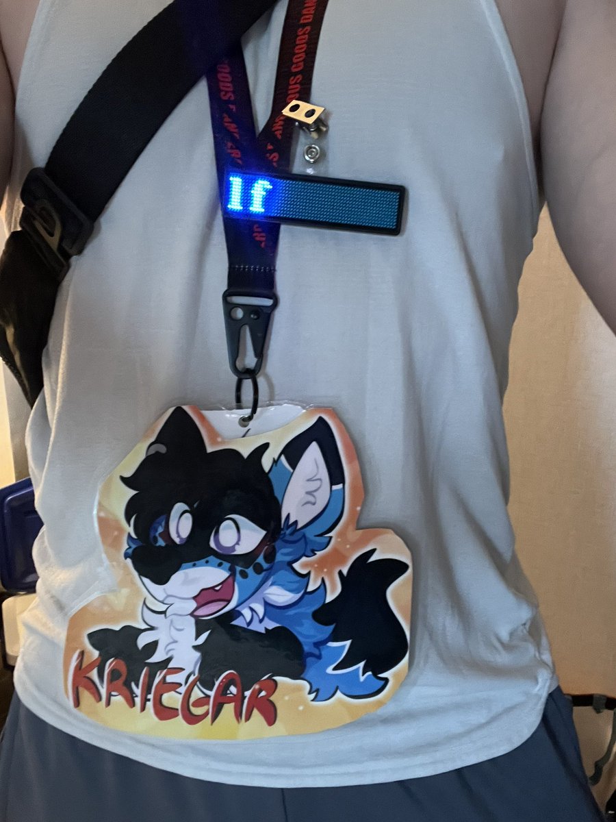 Wuff Sticker IM ROAMING THE CON SPACE HERE AT #TFF!!! Come find the big bad blue ...