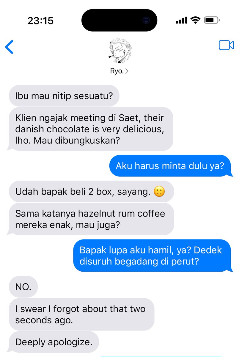 solelydoubting's tweet photo. Bapak #Sukuna one-tweet au.

Agenda cheesy dengan sang istri yang lagi hamil besar.

Ryomen Sukuna x female reader. 
© solelydoubting. https://t.co/CDA30PfIRg