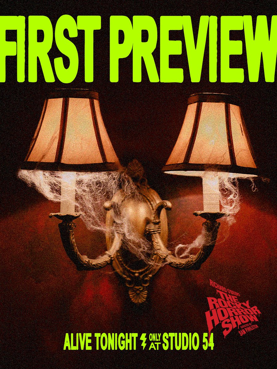 On a night out…

THE ROCKY HORROR SHOW begins tonight.