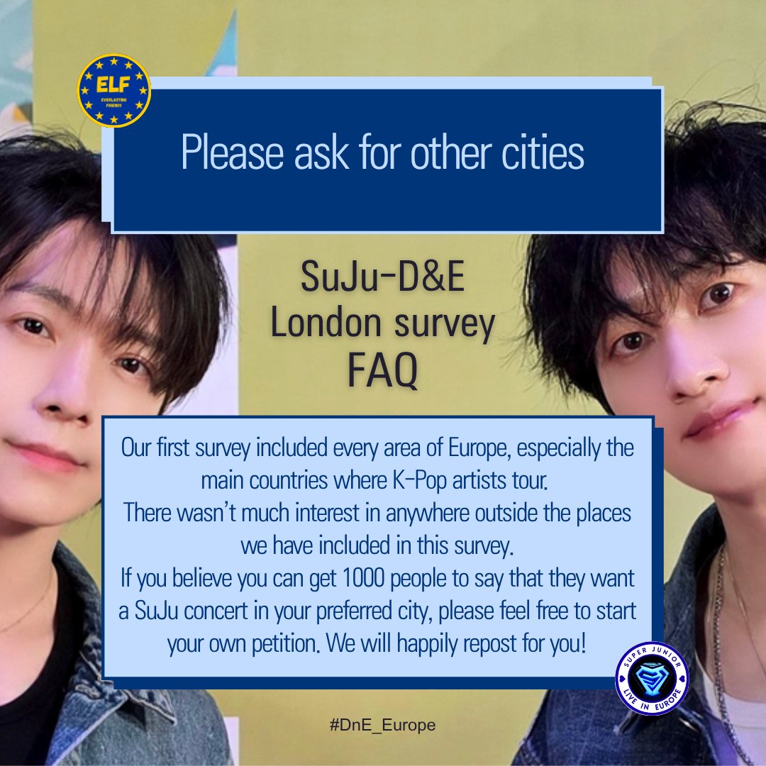 SJ Live in Europe - D&E in Europe next? tweet media