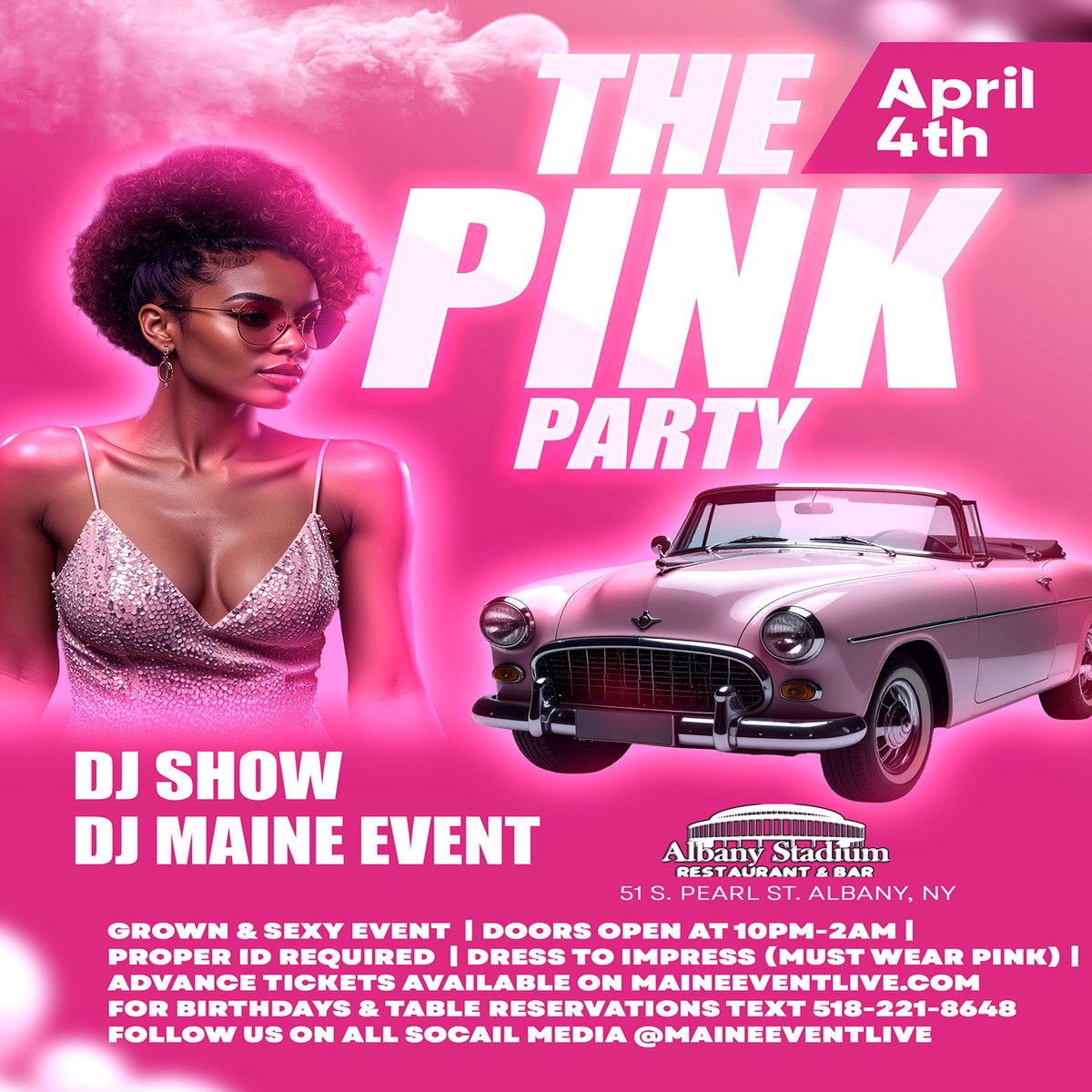 MaineEventLive's tweet photo. Saturday April 4th,2026 10pm at Albany Stadium! 
Hit the jump for more info and advance 🎟️’s, more at the door! 
https://t.co/d0lz1SGAGU https://t.co/JRAnDDySnT