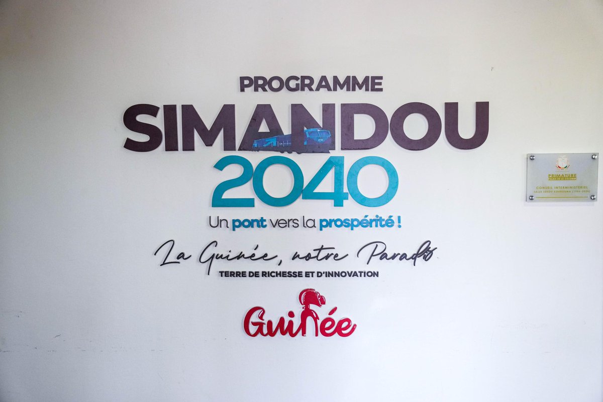 Diop_IFC's tweet photo. Excellent entretien avec le Premier Ministre de #Guinée @bahourykigna. Nous avons identifié les leviers pour transformer le momentum #Simandou2040 en résultats concrets.
Priorité aux investissements créateurs de croissance et d’emplois, ainsi qu’aux réformes pour renforcer le climat des affaires.