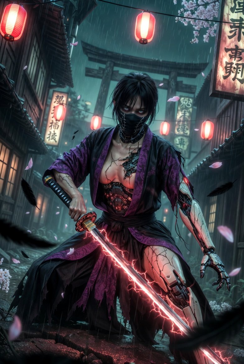 employee8888's tweet photo. QT 4 artworks and 10 artists 
#everyone welcome!

Theme: cyborg samurai 
Invite: @AiAlpha49697 @88breess @AgathaCreator @airiahelix @freesoulz75 @Dustfinger2077 @15Bamakimbo @KinsJilly @DrSadek_ @hersh49135 @PromptWizard https://t.co/dqI2yUQ8cq