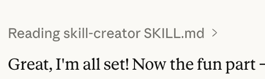 using claude skills to create claude skills