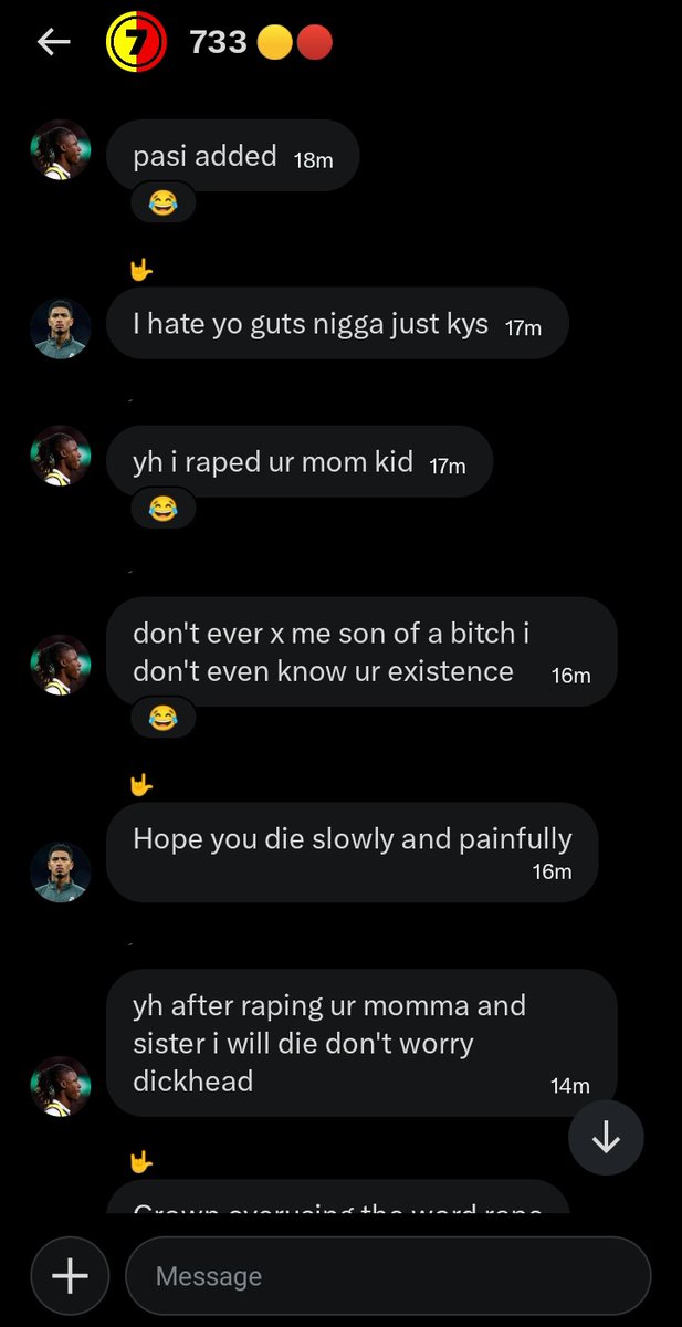 That's why I'm not active in any of the group chats, you people won't see heaven