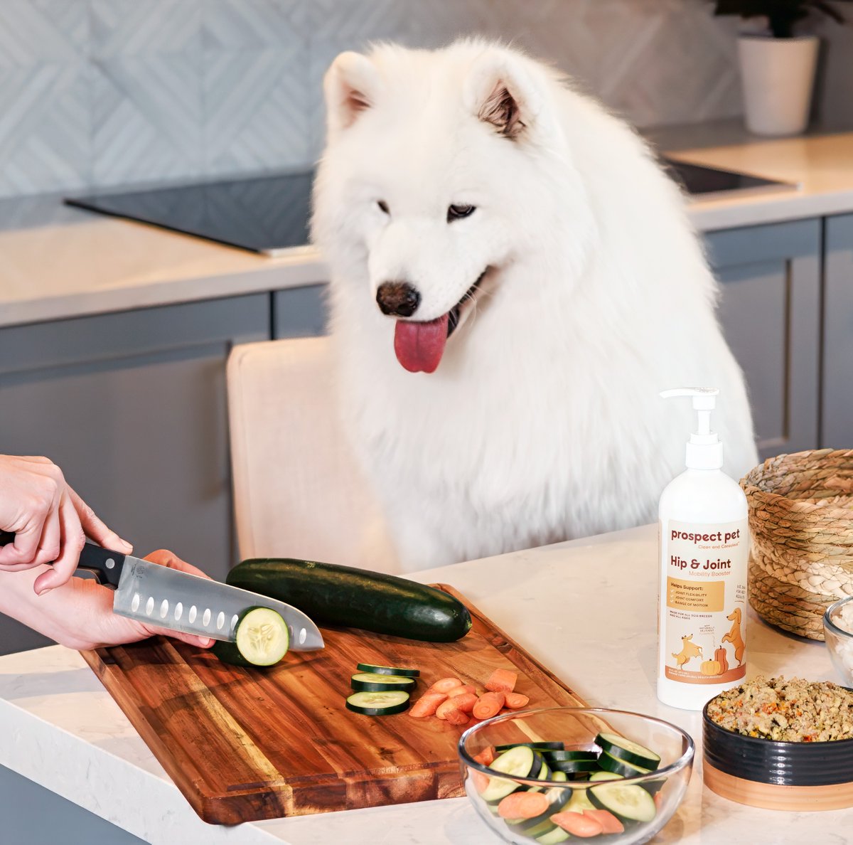 ProspectPet's tweet photo. 🦴🐾 Hip &amp; Joint Mobility Booster with clean, wholesome ingredients for healthy, happy, and active dogs. 💛 https://t.co/WBkLEpDhNW