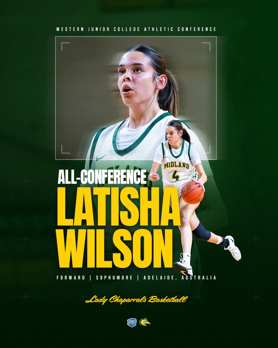 Midland_College's tweet photo. 🏀 Congrats to these MC student-athletes on WJCAC All-Conference honors! 🏀
𝐅𝐢𝐫𝐬𝐭 𝐓𝐞𝐚𝐦
- Darius Carr
- Antoine "Bo" Hurns
- Latisha Wilson
- Diana Szakolczi

𝐇𝐨𝐧𝐨𝐫𝐚𝐛𝐥𝐞 𝐌𝐞𝐧𝐭𝐢𝐨𝐧
- Yeison Liberato
- Solomon Ominu

#GoChaps 👌 https://t.co/5v751sbjB3