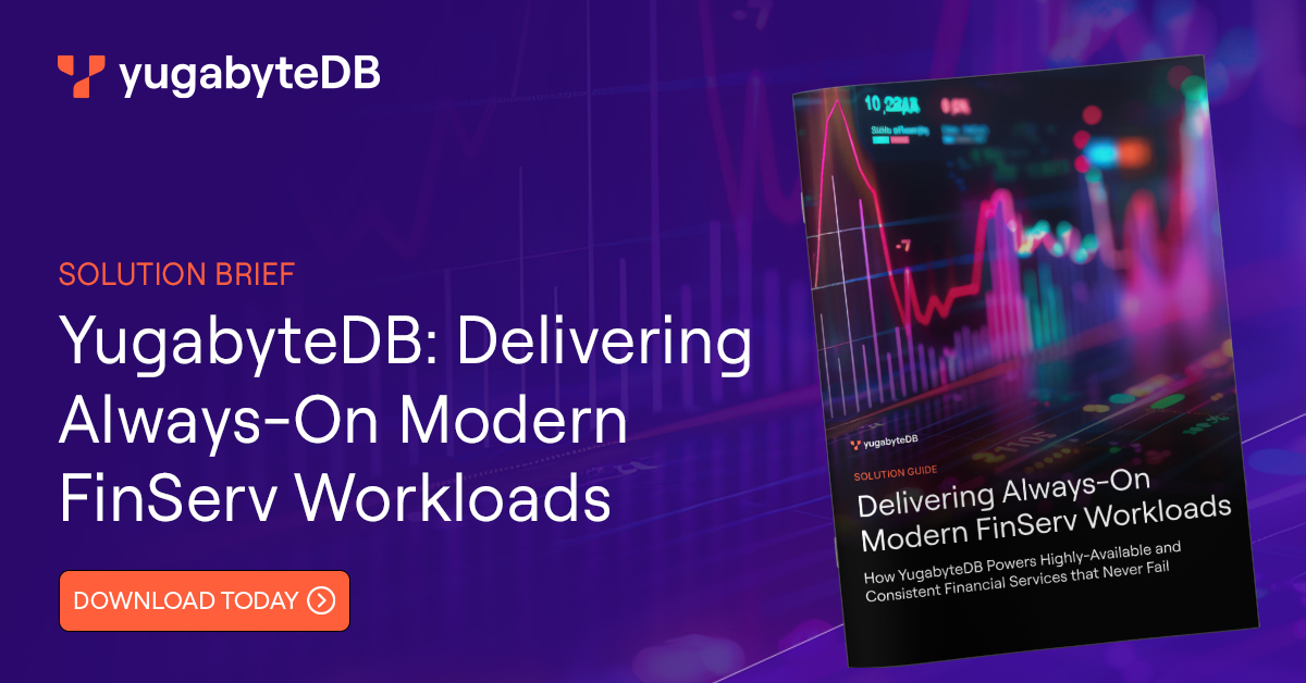 YugabyteDB tweet media