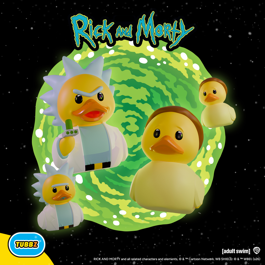 BigBadToyStore's tweet image. Rick and Morty gets a collectible twist with @tubbz_official —featuring Rick Sanchez and Morty Smith reimagined in classic cosplaying duck form. 
Pre-order now at BigBadToyStore: link.bigbadtoystore.com/037e85
#BigBadToyStore #BBTS #RickAndMorty #TUBBZ #Collectibles #PreOrderNow