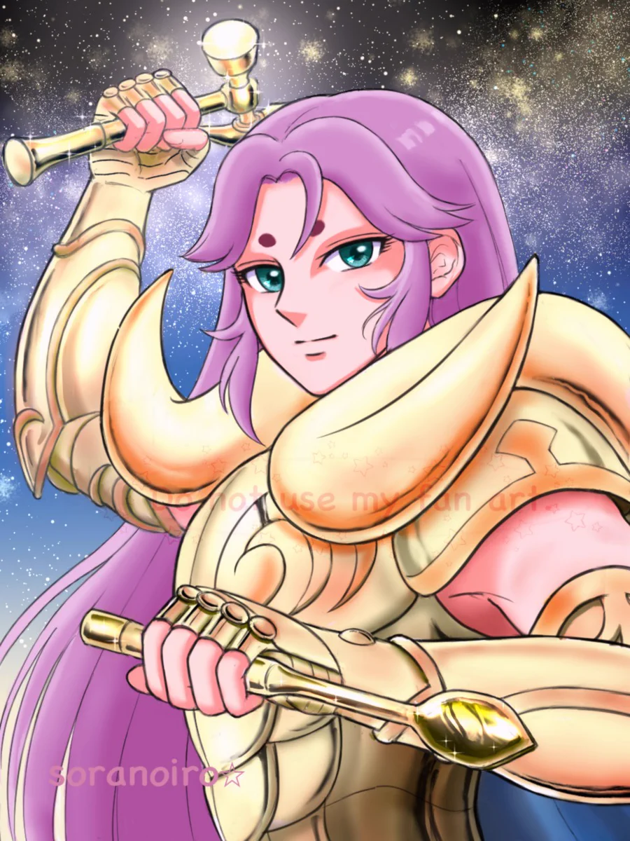 聖闘士星矢 牡羊座のムウ誕生日 お祝い祭り盛り上がる