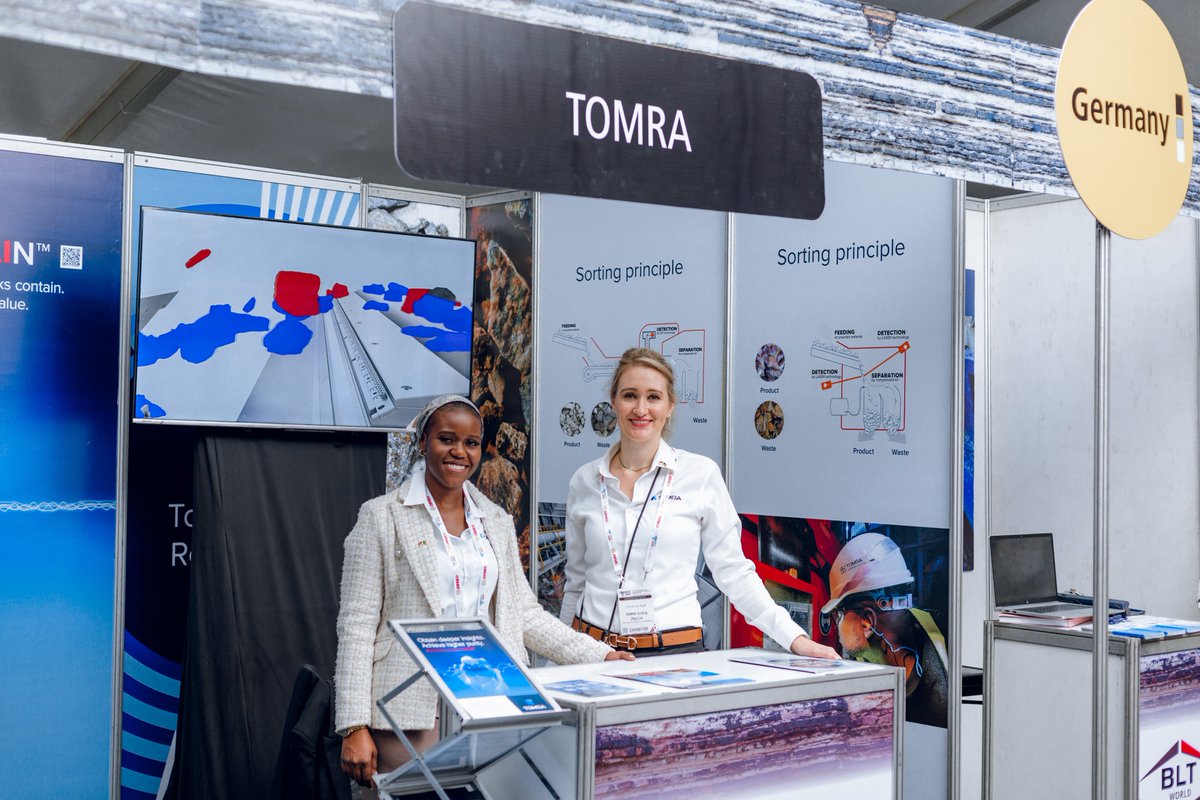 TOMRAMining's tweet photo. Thank you to everyone who connected with #TOMRAMining at #ZIMEC2026 in Kitwe.

Great conversations around responsible mining, Zambia's critical minerals potential, and the role of #SensorBasedSorting in making it happen.

Looking forward to what comes next ⛏️ https://t.co/EIHZ9bvnX6