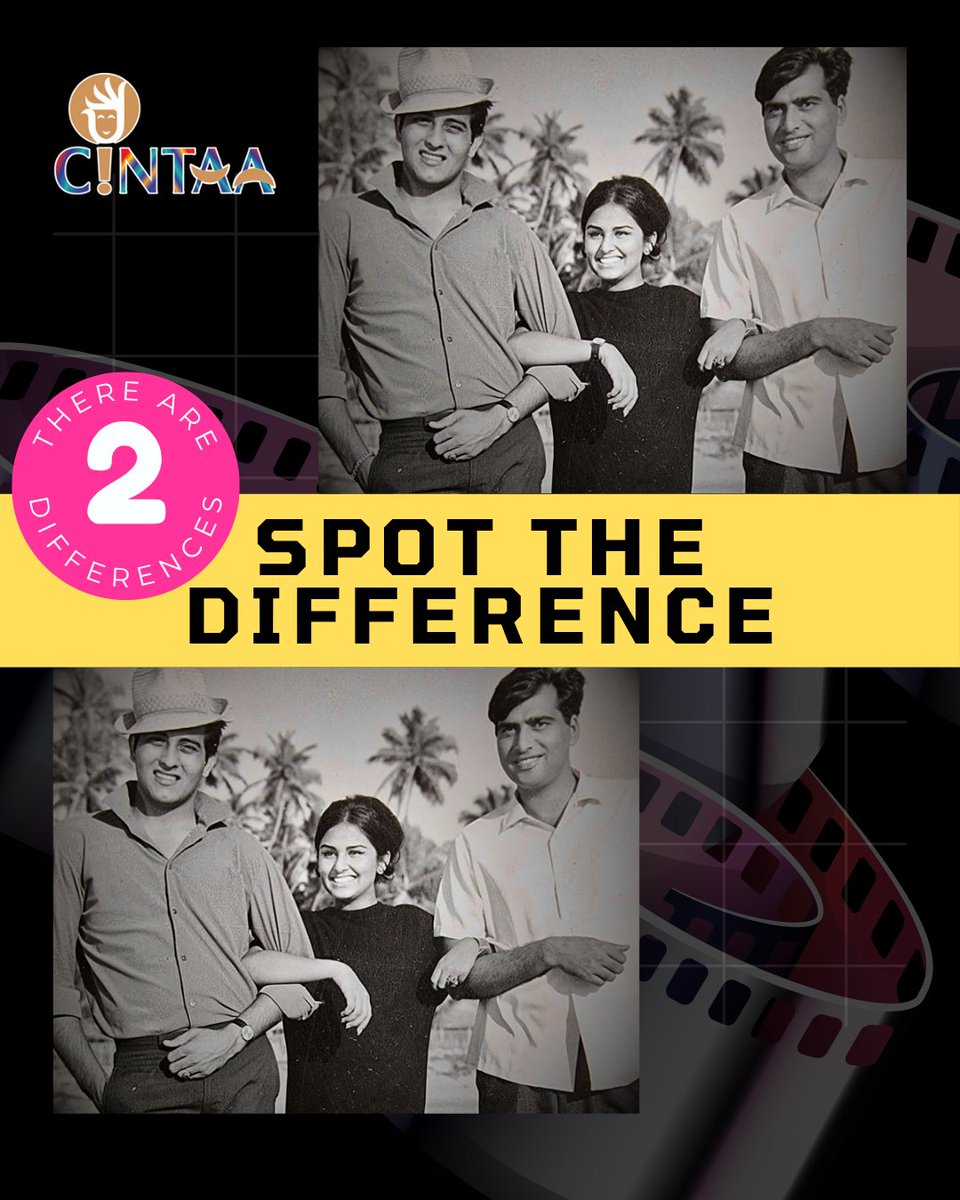 CintaaOfficial's tweet image. Can you spot the difference between these two images? 🧐 Only the sharpest eyes will see it! 👀 Challenge yourself and comment below! 💬✨  Let’s see who's got the skills! 🔍 #cintaa #SpotTheDifference #GeniusChallenge #FunWithFriends #TestYourEyes