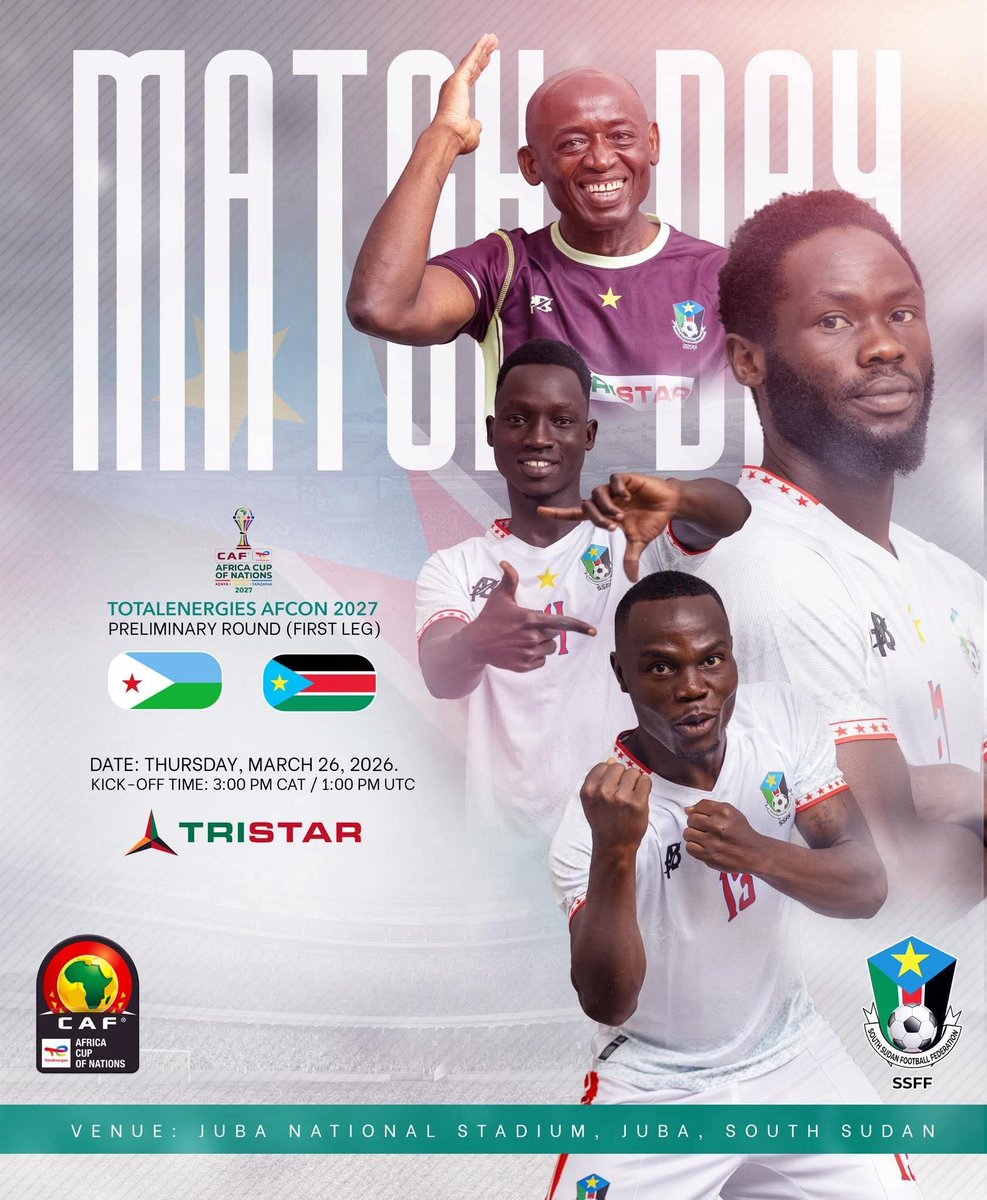 LittleBNat's tweet photo. Sans aucune surprise #Djibouti s'incline 4️⃣-0️⃣ Contre le Soudan du sud. Trop de facteurs sont a prendre en compte, mais le manque de niveau du championnat local, ou le niveau très faible de la sélection, ne sont pas de taille comparé a la diaspora sud-soudanaise. https://t.co/uLhO8Nu9rh