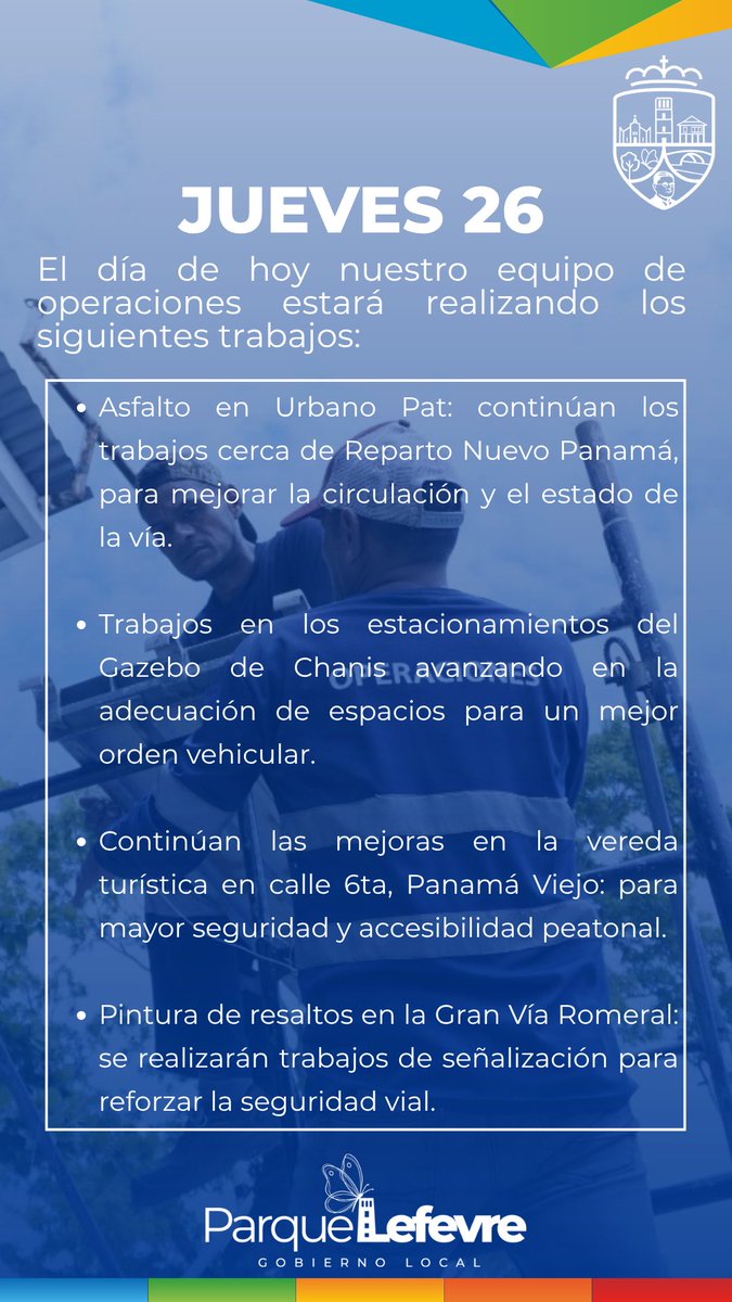 Junta Comunal de Parque Lefevre tweet media