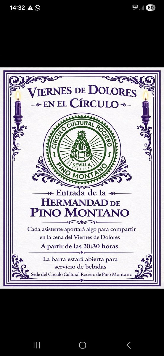 Mañana es uno de los dias grande del barrio de nuestra entidad y viviremos como desde hace muchos años la entrada de nuestra hermandad vecina.  OS ESPERAMOS