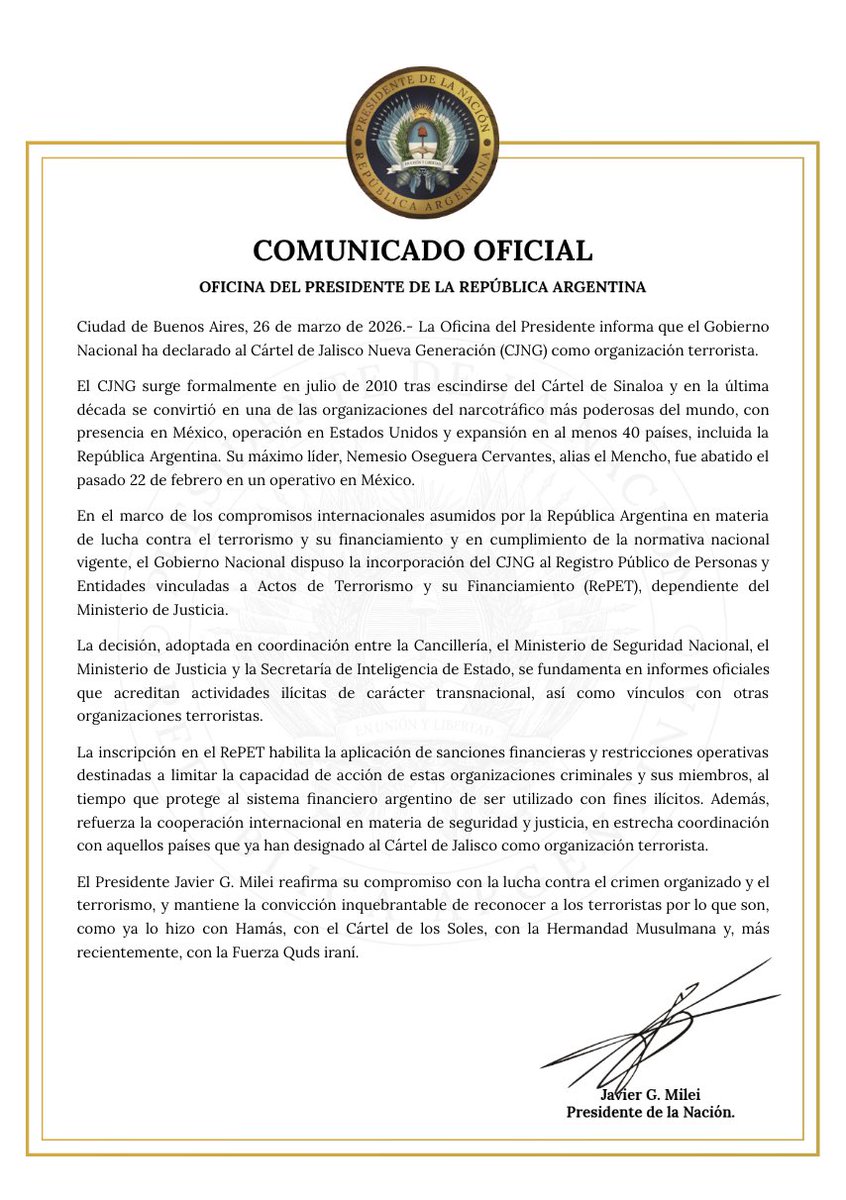 Oficina del Presidente tweet media