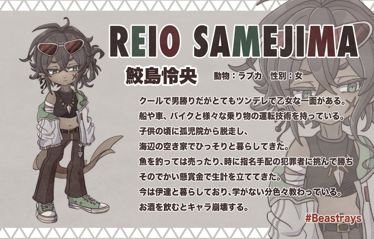 HawkBrdg's tweet photo. Character ②
#Beastrays #oc https://t.co/RywSv35xZb