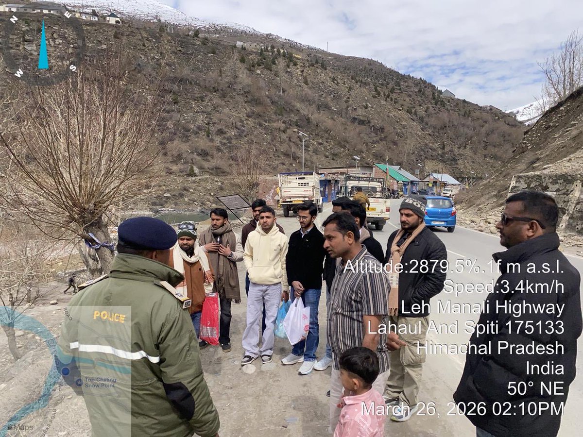 Lahaul & Spiti Police tweet media