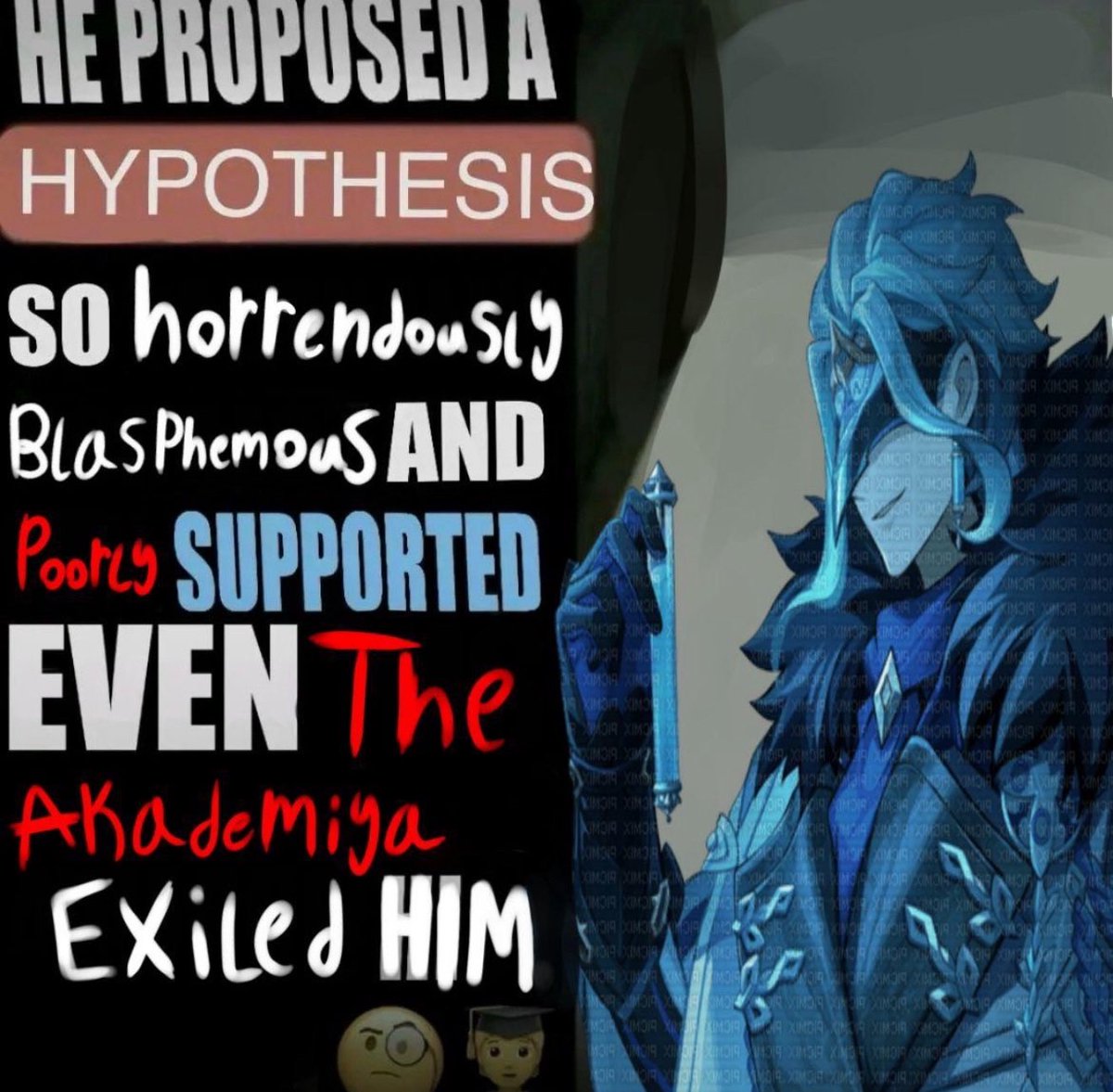 they coudlnt handle his aura