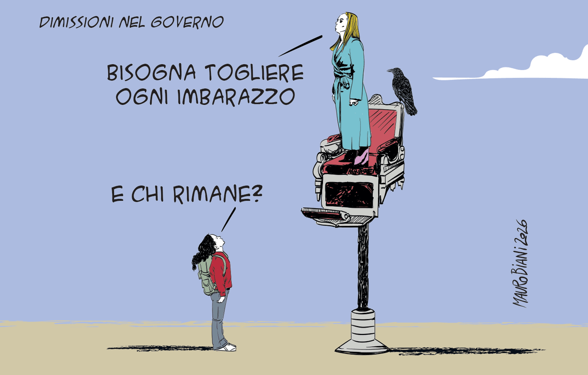 #referendum #Dimissioni nel #governo #Meloni #destra
Togliere ogni imbarazzo.
Oggi per <a href="/repubblica/">Repubblica</a>