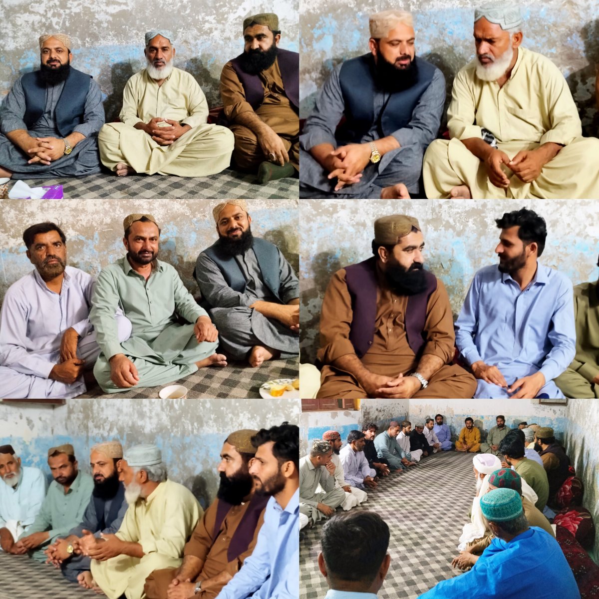 اوستہ محمد تنظیمی ذمہ داران سے ضلعی دفتر میں ملاقات اور تنظیمی امور پر تبادلہ خیال،