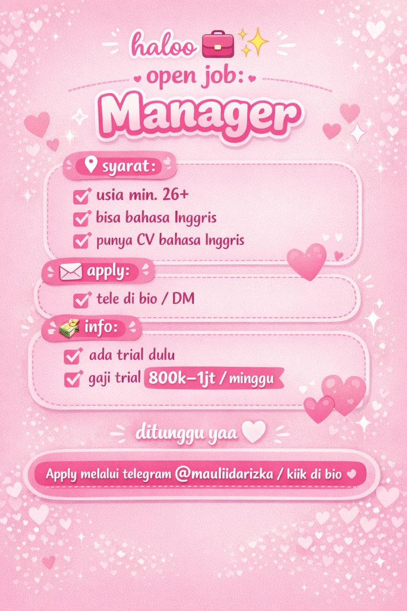 kaa | INFO LOKER WFH📌 tweet media