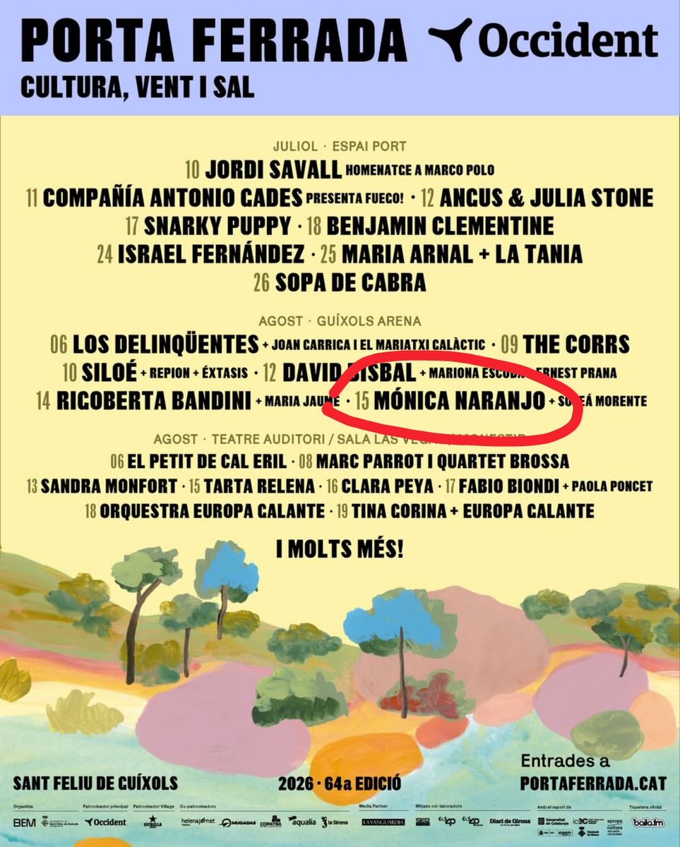 Davidbosch81's tweet photo. Esto es cierto @monicanaranjo ?
Muérome! 😍😍 Por fin vendria a Girona 🎉🎉 https://t.co/BShvmNuqhj