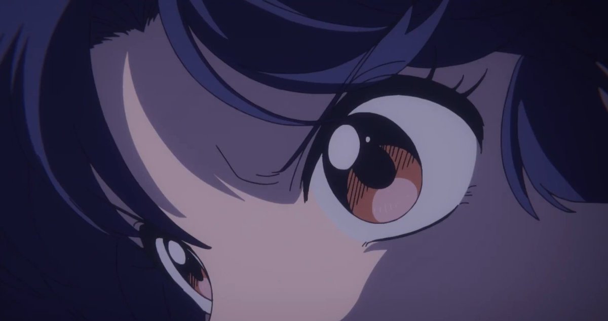 La importancia que le dan a los detalles de los ojos para demostrar más emociones que en temporadas anteriores, que eran más infantiles. 

#らんまアニメ #Ryoga #Akane