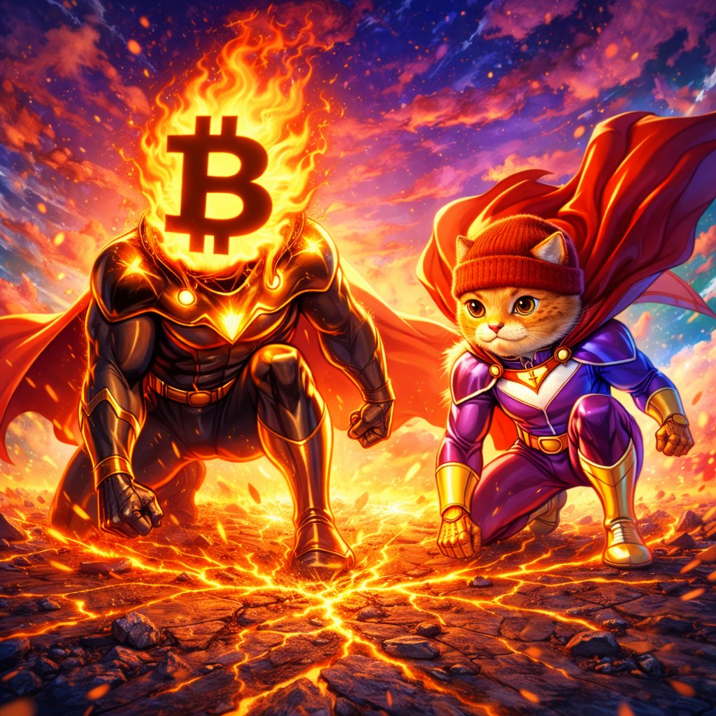 Burning Kitty tweet media