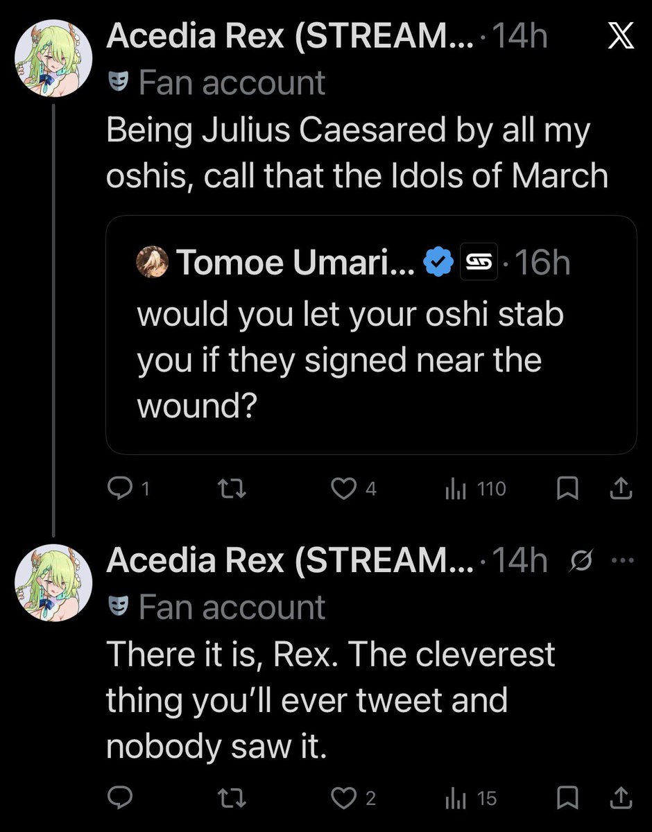 Acedia Rex (STREAM OYOME♡HOLIC TODAY) tweet media