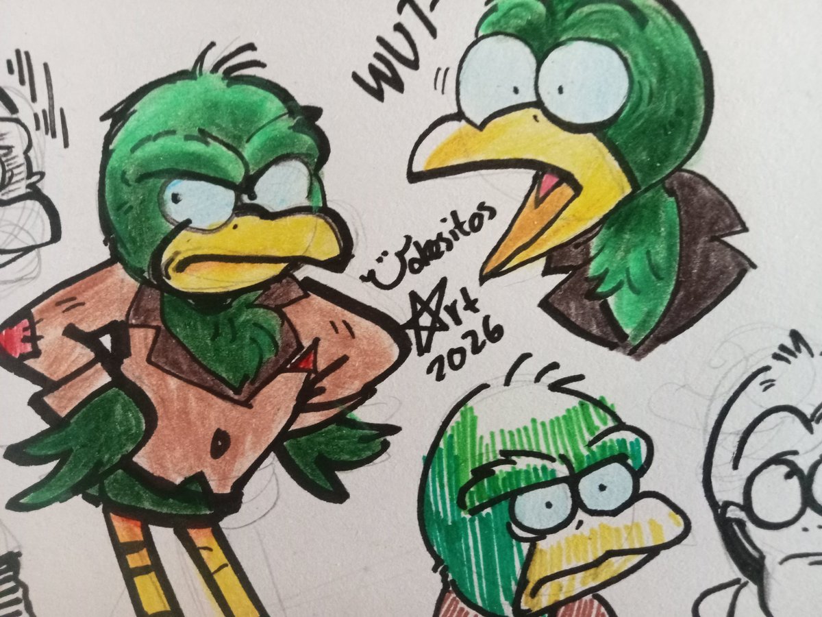 Jokesitos's tweet photo. [DHMIS ft. 31M]

Sketchbook doodles mientras esperaba que se cargará la laptop. https://t.co/c3NCQ8D8Vt