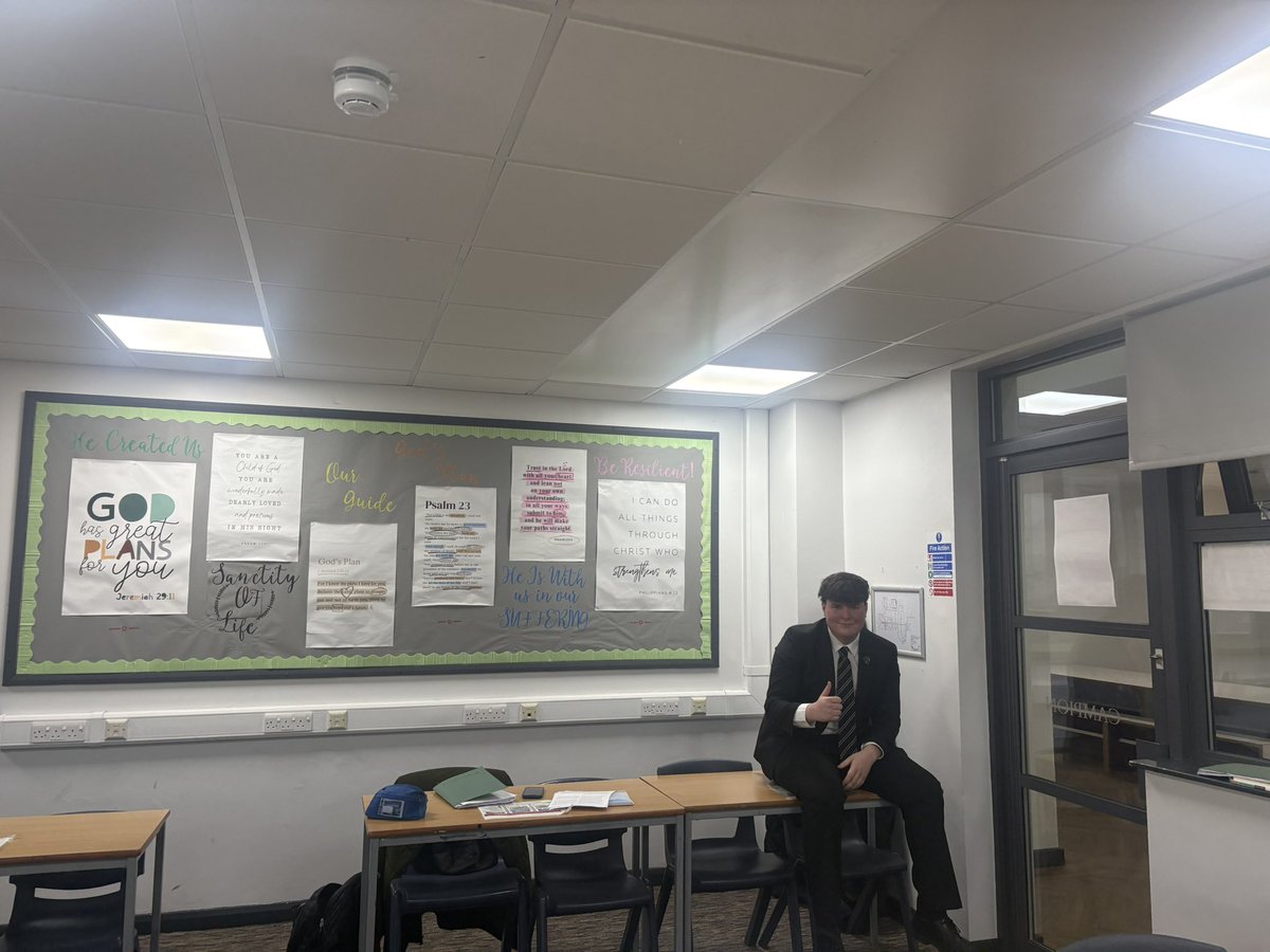 RE at St Cuthbert's High School tweet media