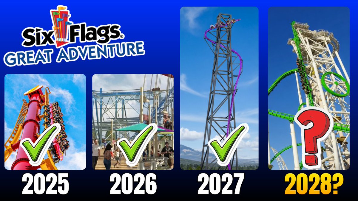 Six Flags Great Adventure - The GREAT NEW Coaster Trend? 🎢👀🔥

▶️ -- youtu.be/kb6HUZMtq4I