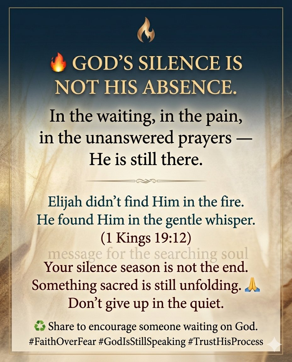 chikurubi88's tweet photo. If nobody told you today —
God hasn't forgotten you.
He's just working in ways your eyes can't see yet. 👀
That season of silence?
It's preparation, not punishment. 🙏
Read the graphic slowly. Let it sink in. https://t.co/jIw2sgFUXp