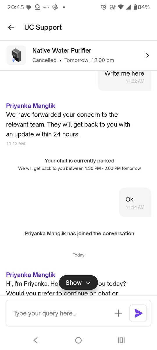 mitrasourav86's tweet photo. @UC_Assist @urbancompany_UC RO leaking from tap since Day 1 (last 3 days). Team confirmed defect, yet replacement cancelled and no resolution.

This is harassment. Need immediate replacement or refund, else I escalate to consumer court.

#UrbanCompany https://t.co/FIX7xD7RtC