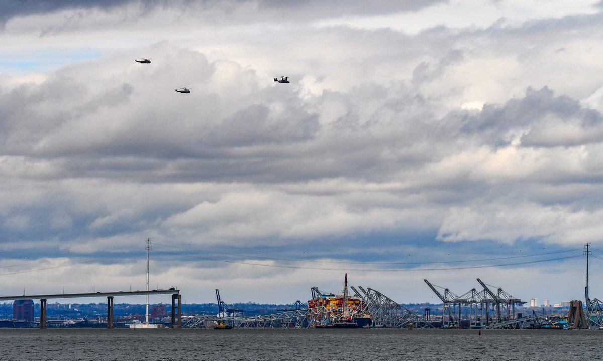 ByTheBayPhotos's tweet image. Two years ago early this morning, the Dali ship struck the Francis Scott Key Bridge causing it to collapse and tragically killing the 6 workers on the bridge and altering the history of the region. 

#KeyBridge #Baltimore #Maryland #FrancisScottKeyBridge #ChesapeakeBay
