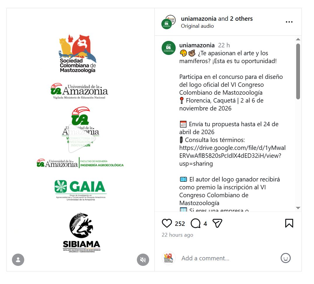 Sociedad Colombiana de Mastozoología - SCMas tweet media