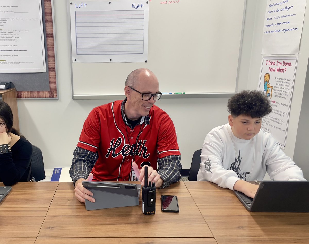 megangist's tweet photo. It’s always a joy to be in classrooms, and today was no exception! I am so proud of @jacobpayne42 and the @RakowRaptors team for their high quality instructional delivery year one! Way to dominate, Raptors! #WeAreRockwallISD https://t.co/hdPsk2m1D7