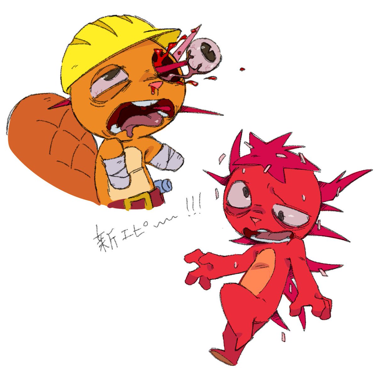 (ﾝﾁﾞ) tweet media