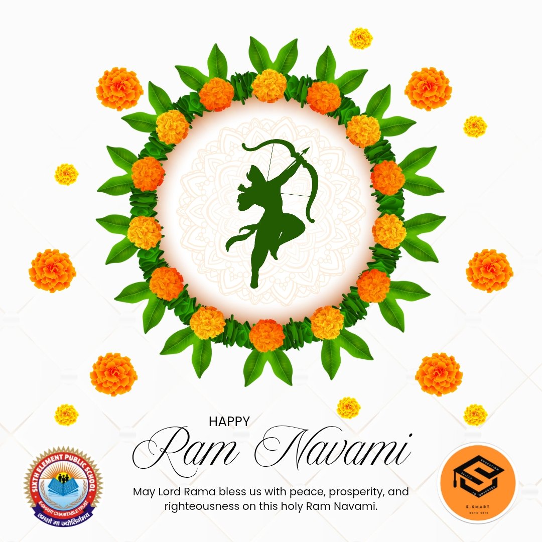 TrustESMART's tweet photo. May Lord Ram's divine guidance illuminate your path with limitless potential, serene peace, and boundless opportunities, empowering a brighter future with every step as you celebrate the spirit of Ram Navami.
#Ramnavmi #esmartcharitabletrust #sixtheps https://t.co/3c3DdfQPYk