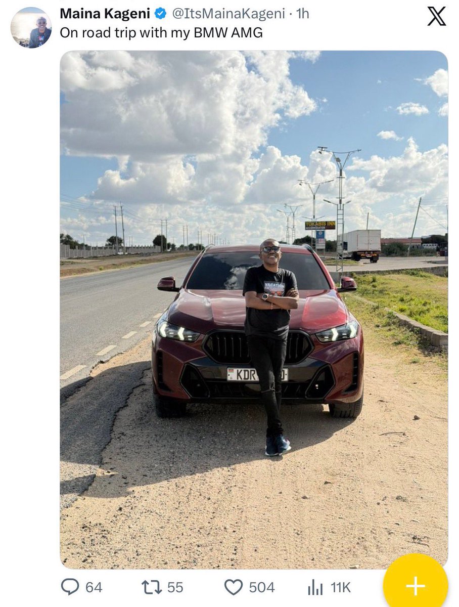 PatrickCarSales's tweet photo. Hallo @ItsMainaKageni 😁
Niko na 2024 MercedesBenz-AMG GLE 63S. 
Tufanye biz?😊 
Lazima ukuwe na AMG🙌🙌🙌 https://t.co/emZBxPMPE1